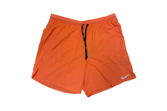 Nike Orange Flex Stride 7 Inch Shorts